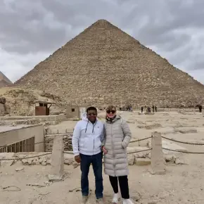 Pyramids & Grand Egyptian museum in Cairo