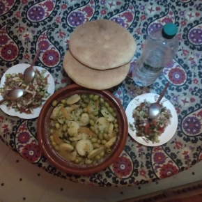 Home Restaurant in Rue Bab Taghzout, Marrakesh, Morocco - with Azeddine Benjouhra - Photo 1
