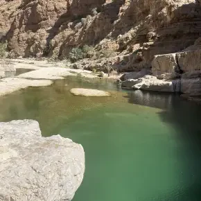 Escape the heat, enjoy hiking in the beautiful wadi in Oman in Muscat - Photo 3