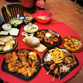 Home Restaurant in Cambodia-Japan Friendship Bridge, Phnom Penh, Cambodia - with Evan - Photo 1